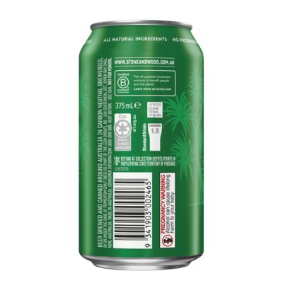 Stone Wood Hinterland Hazy Pale Can 375mL Each | Liquorland