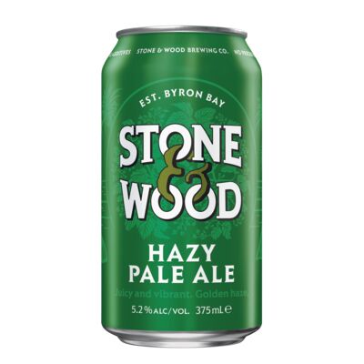 Stone Wood Hinterland Hazy Pale Can 375mL Each | Liquorland