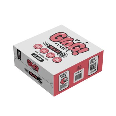 Grog Peach Sochu Vodka Soda Can 330mL Carton 16 | Liquorland