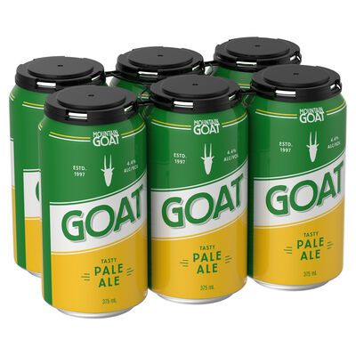 Mountain Goat Tasty Pale Ale Can 375mL Pack 6 | Liquorland