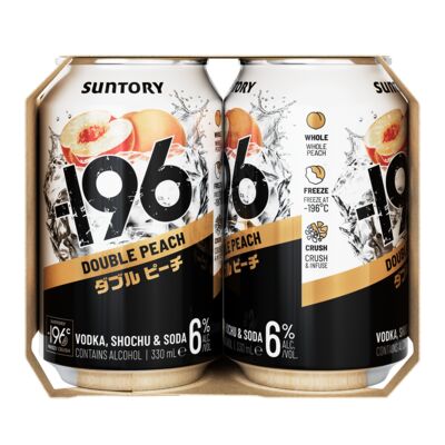  196 Double Peach 6 Can 330mL Pack 4 | Liquorland