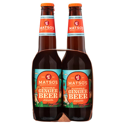 Matso S Ginger Beer Bottle 330mL Pack 6 | Liquorland