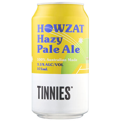 Tinnies Howzat Hazy Pale Ale 3 5 Can 375mL Each | Liquorland