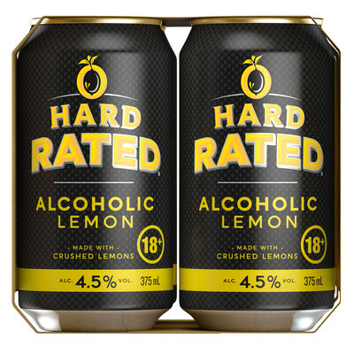 Hard Rated Can 375mL Pack 4 | Liquorland