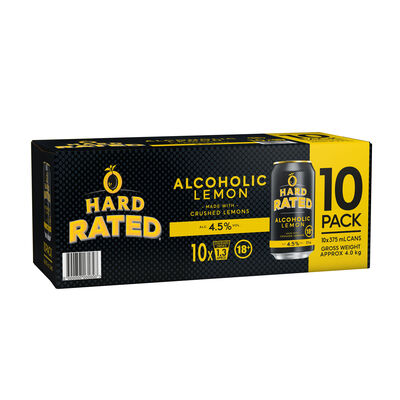Hard Rated Can 375mL 10pk Pack 10 | undefined