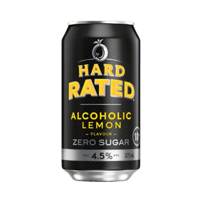 Hard Rated Zero Sugar Can 375mL Each | Liquorland