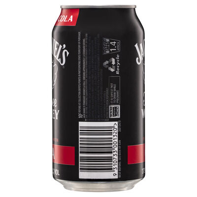 Jack Daniels Cola Can 375mL Each | Liquorland