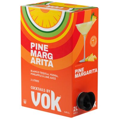Vok Cocktails Pineapple Margarita 2lt Each | Liquorland