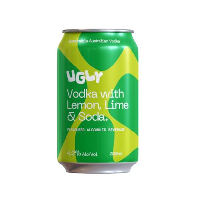 Ugly Vodka Lemon Lime Can 330mL Each | Liquorland