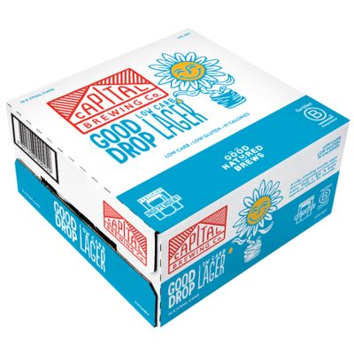 Capital Brewing Good Drop Lo Cal Lager Can 375mL Carton 16 | Liquorland