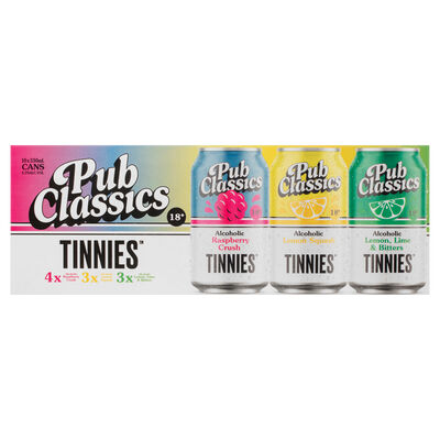Tinnies Pub Classics Mixed Pack Can 330mL 10pk Pack 10 | Liquorland