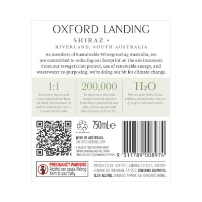 Oxford Landing Regenerate Shiraz 750mL Each | Liquorland