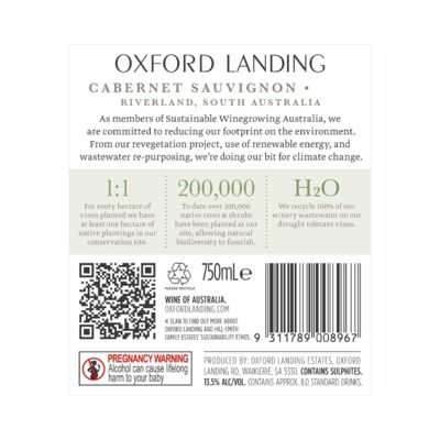 Oxford Landing Regenerate Cabernet Sauv 750mL Each | Liquorland
