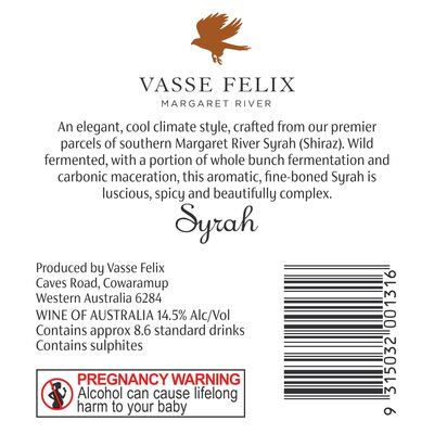 Vasse Felix Syrah750mL Each | undefined