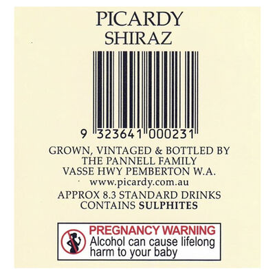 Picardy Shiraz 750mL Each | Liquorland