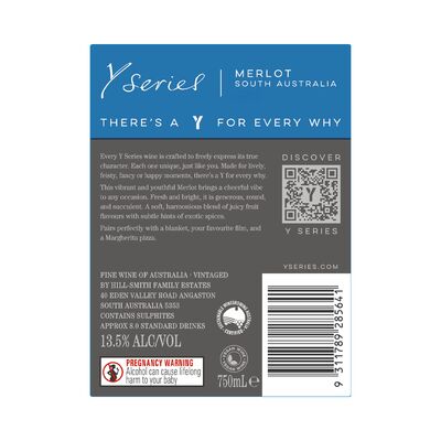 Y Series Merlot 750mL Each | undefined
