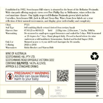 Scotchmans Hill Shiraz 750mL Each | Liquorland