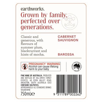 Earthworks Cabernet Sauvignon 750mL Each | Liquorland