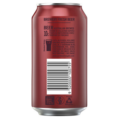Carlton Draught Can 375mL Each | Liquorland