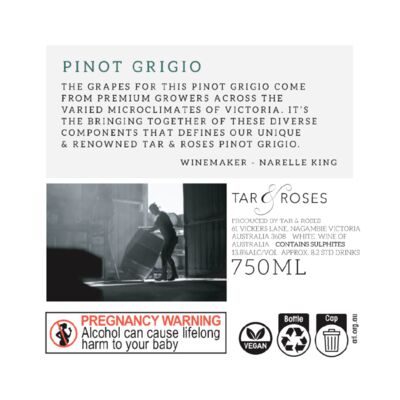 Tar Roses Pinot Grigio 750mL Each | Liquorland