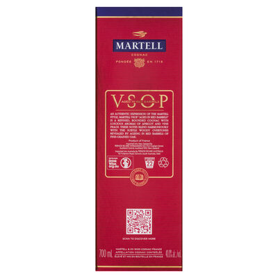 Martell Vsop Cognac 700mL Each | Liquorland