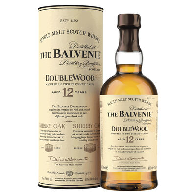 The Balvenie 12yo Doublewood Single Malt Scotch Whisky 700mL Each | undefined