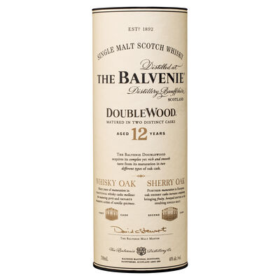 The Balvenie 12yo Doublewood Single Malt Scotch Whisky 700mL Each | undefined