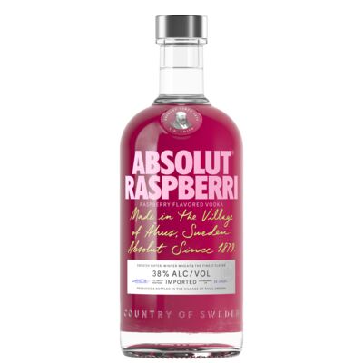 Absolut Raspberri Vodka 700mL Each | undefined