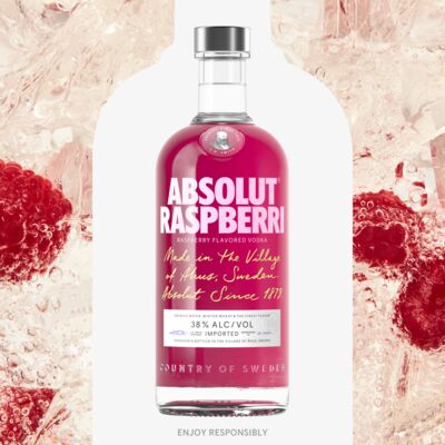 Absolut Raspberri Vodka 700mL Each | undefined