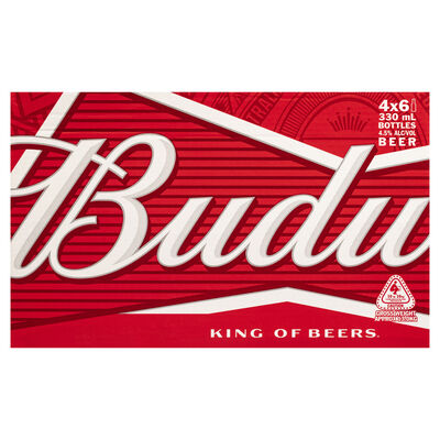 Budweiser Bottle 330mL Carton 24 | Liquorland