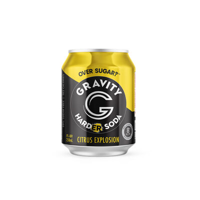 Gravity Citrus Explosion Harder Soda Can 250mL Each | Liquorland