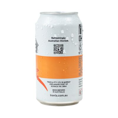 Travla Full Strength Lager Can 375mL Each | Liquorland