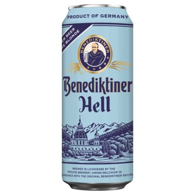 Benediktiner Hell Can 500mL Each | Liquorland