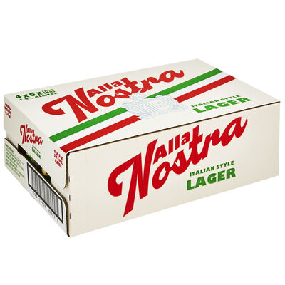 Alla Nostra Italian Style Lager Can 375mL Carton 24 | Liquorland