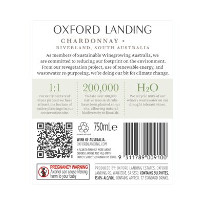 Oxford Landing Regenerate Chardonnay 750mL Each | Liquorland