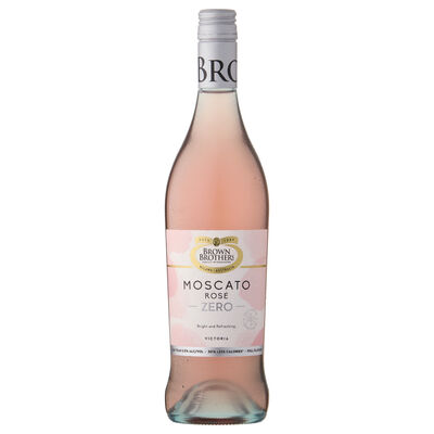Brown Brothers Moscato Rose Zero 750mL Each | Liquorland