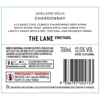 The Lane Series Chardonnay 750mL Each | Liquorland