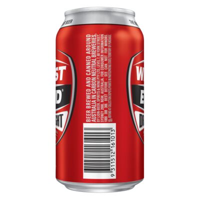 West End Draught Can 375mL Each | Liquorland