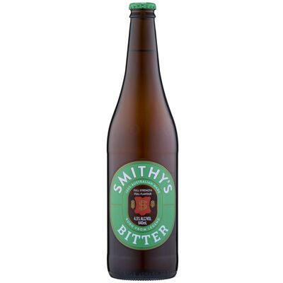Smithy S Bitter Bottle 640mL Each | Liquorland