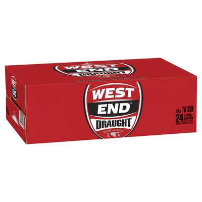 West End Draught Can 375mL Carton 24 | Liquorland