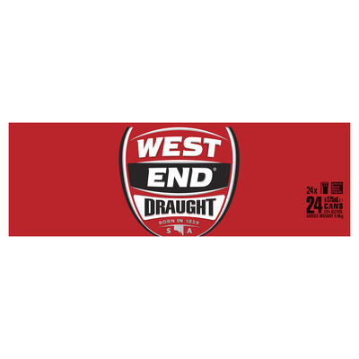 West End Draught Can 375mL Carton 24 | Liquorland