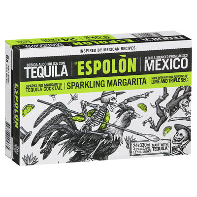 Espolon Sparkling Margarita Can 330mL Carton 24 | Liquorland