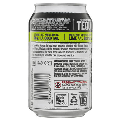 Espolon Sparkling Margarita Can 330mL Each | Liquorland