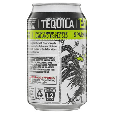 Espolon Sparkling Margarita Can 330mL Each | Liquorland