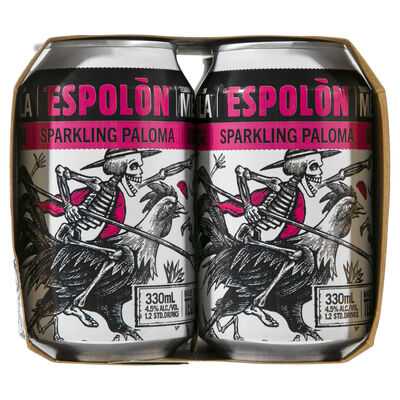 Espolon Sparkling Paloma Can 330mL Pack 4 | Liquorland