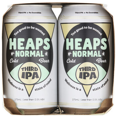 Heaps Normal Third Ipa Can 375mL Pack 4 | Liquorland