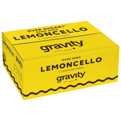 Gravity Lemoncello Hard Soda Can 330mL Carton 16 | Liquorland