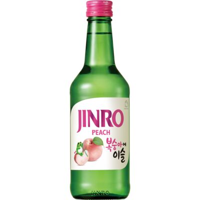 Jinro Peach Soju Bottle 360mL Each | Liquorland