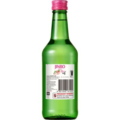 Jinro Peach Soju Bottle 360mL Each | Liquorland