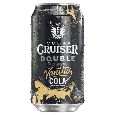Vodka Cruiser Double Vanilla Cola Can 375mL Each | Liquorland